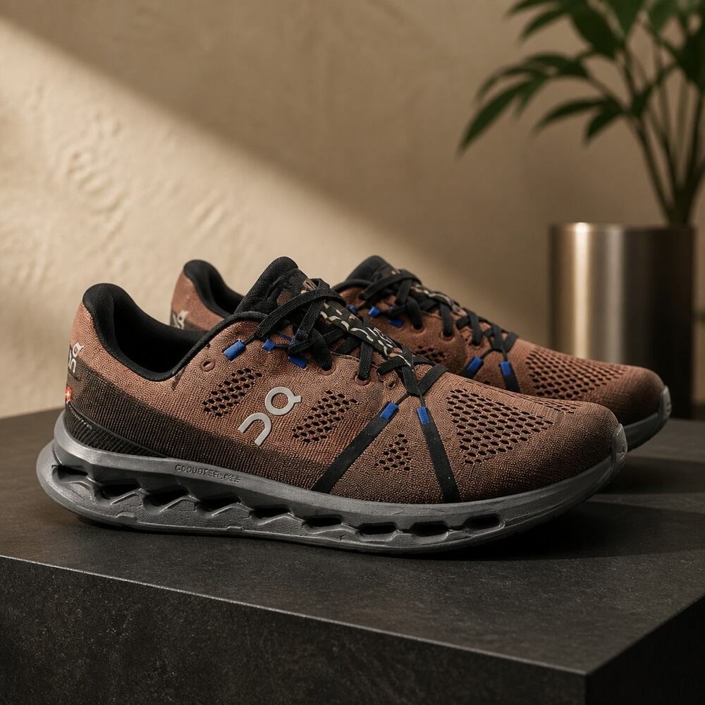 On Cloud Mens Cloudsurfer Size 11 Cobalt Black Running Shoes 3MD10421509 *READ*